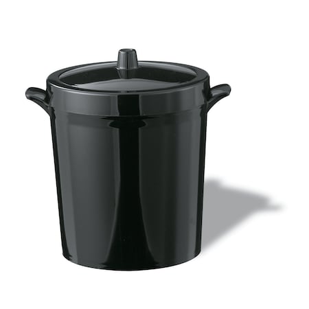 Service Ideas Ice Bucket, Plastic, Black, 3L IB3BL